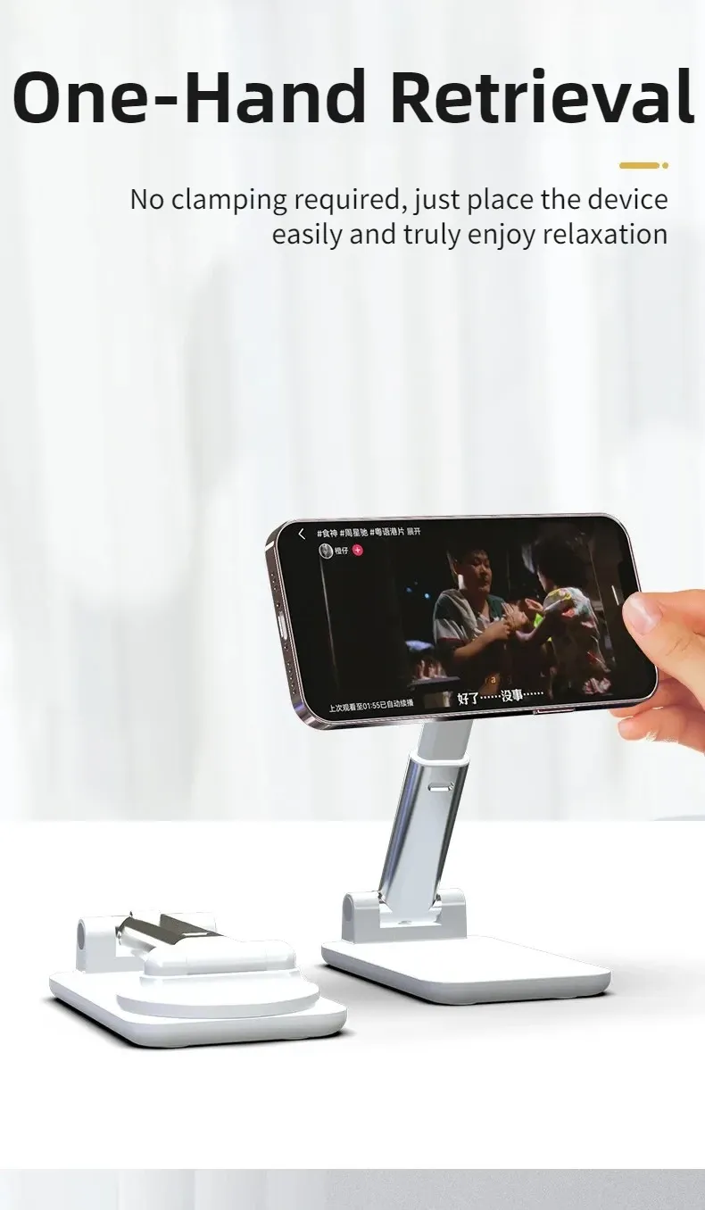 Support de téléphone magnétique, streaming en direct