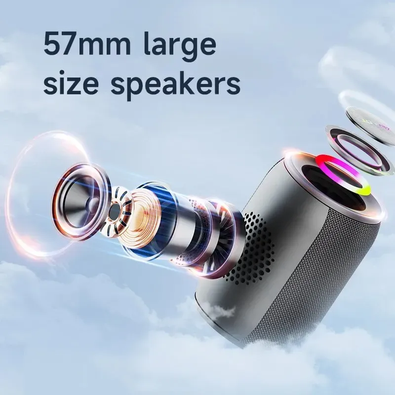 Haut-parleur Bluetooth 5.2 portable ZEALOT-S32PRO 15 W, étanche, sans fil, compatible TWS, avec lecteur carte TF 3