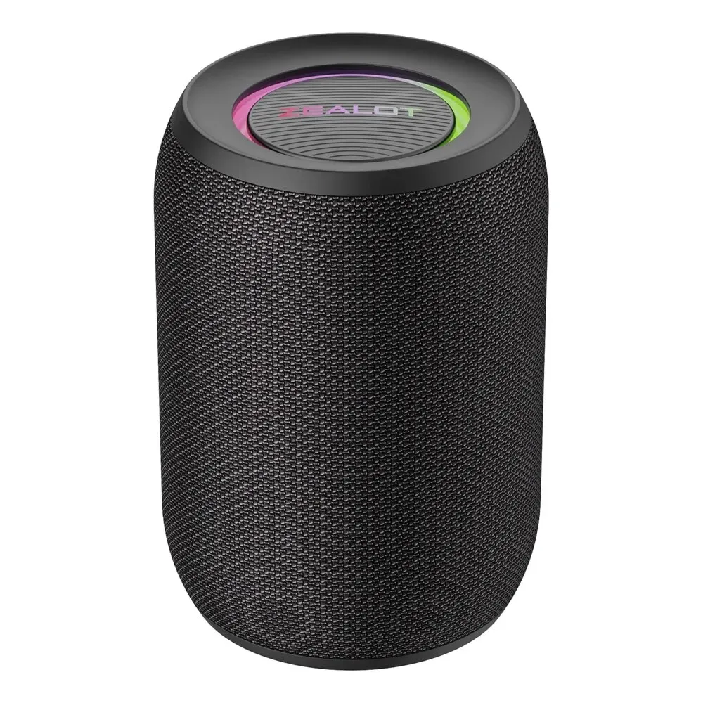 Haut-parleur Bluetooth 5.2 portable ZEALOT-S32PRO 15 W, étanche, sans fil, compatible TWS, avec lecteur carte TF 7