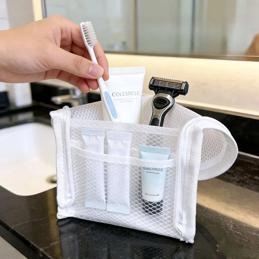 Trousse de toilette EVA à poser, respirante et à séchage rapide, avec étui pour brosse à dents, anti-moisissure 6
