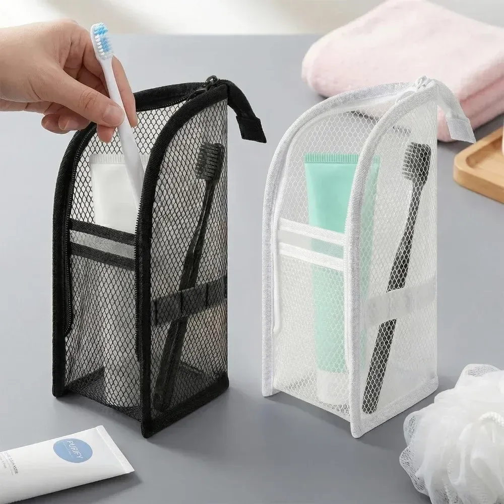 Trousse de toilette respirante, détail de l'intérieur