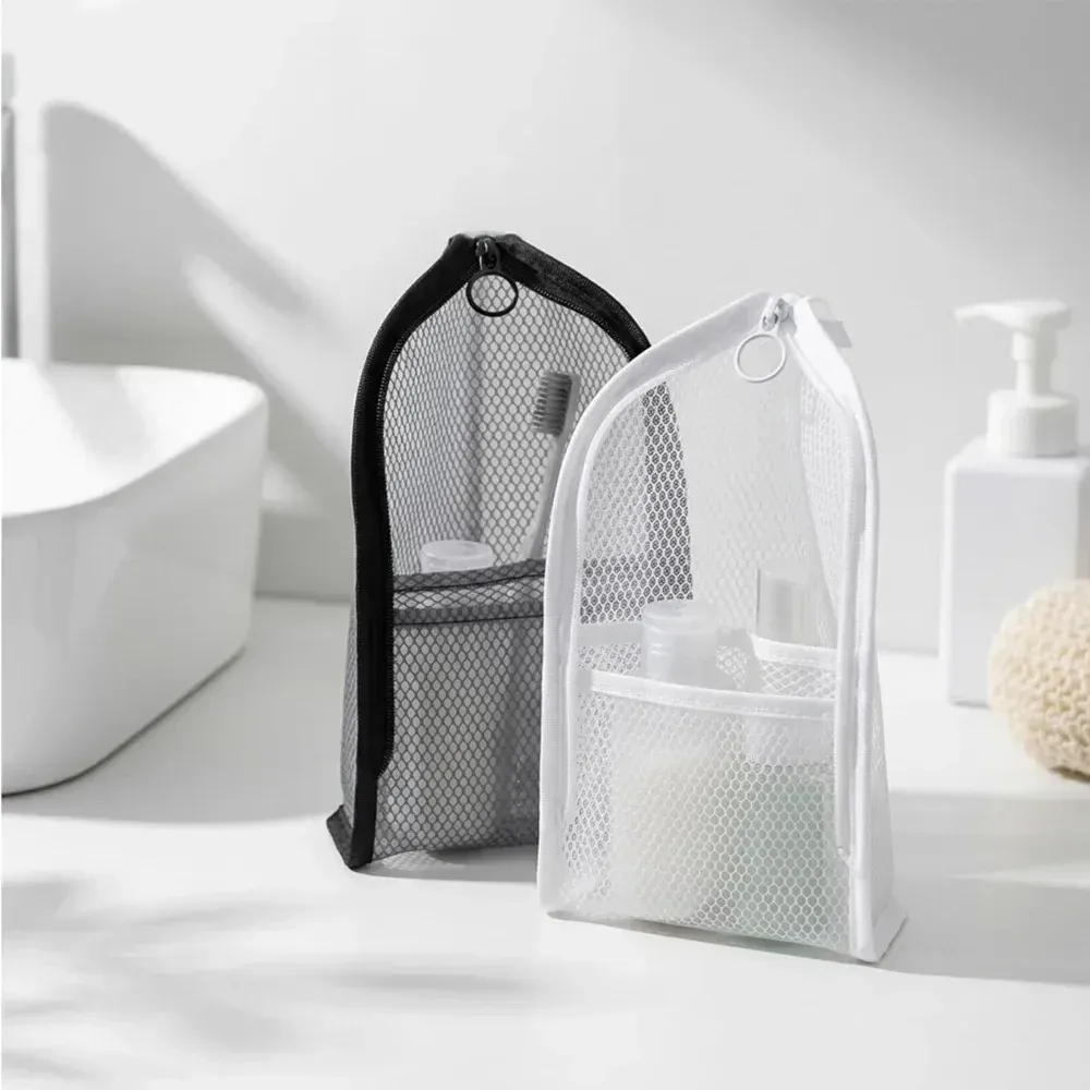 Trousse de toilette respirante en situation quotidienne
