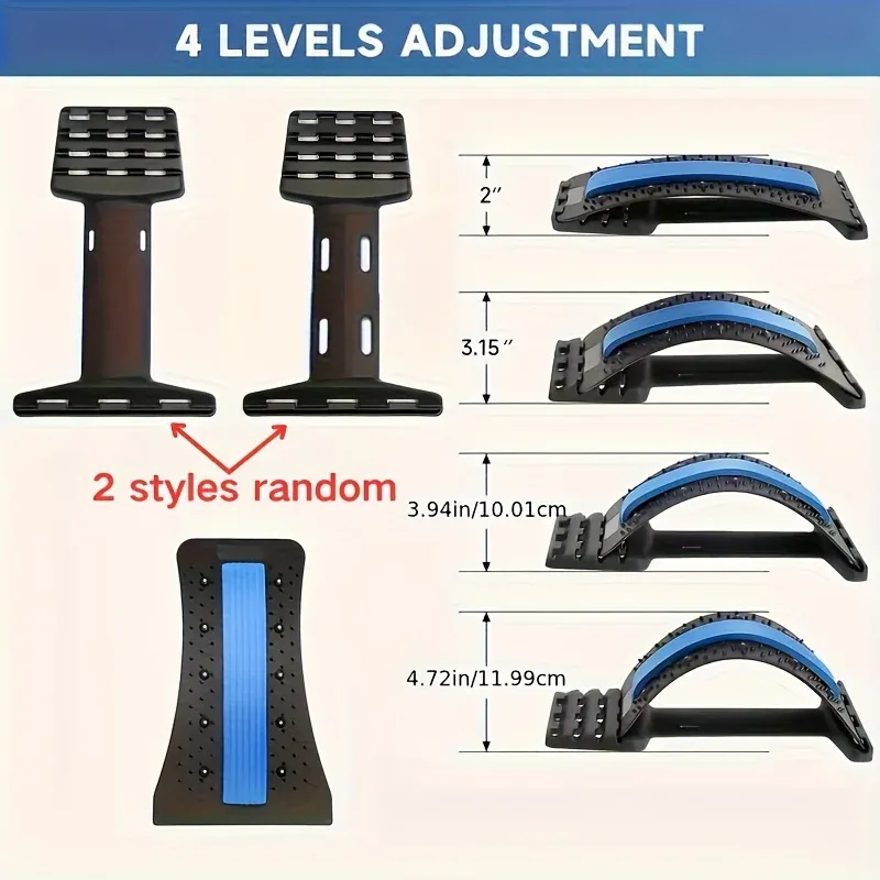 Correcteur de posture 3 niveaux avec support lombaire ergonomique pour le dos 2