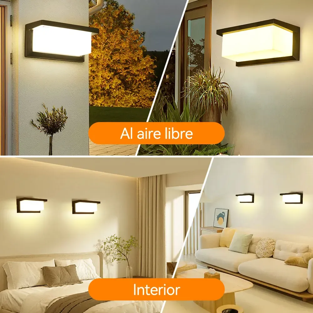 Applique LED décorative en situation