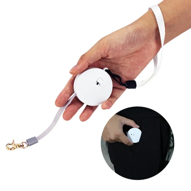 Laisse rétractable automatique 2 m pour chiot, chien et chat 1