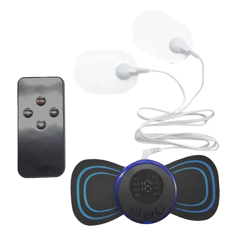 Masseur de cou Ohio avec télécommande, 8 modes, stimulation EMS, impulsions douces, relaxation musculaire 8