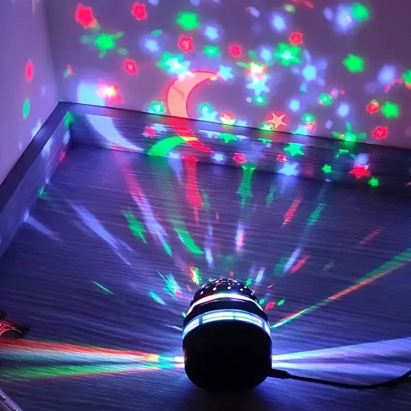 Projection d'étoiles sur le plafond d'une chambre