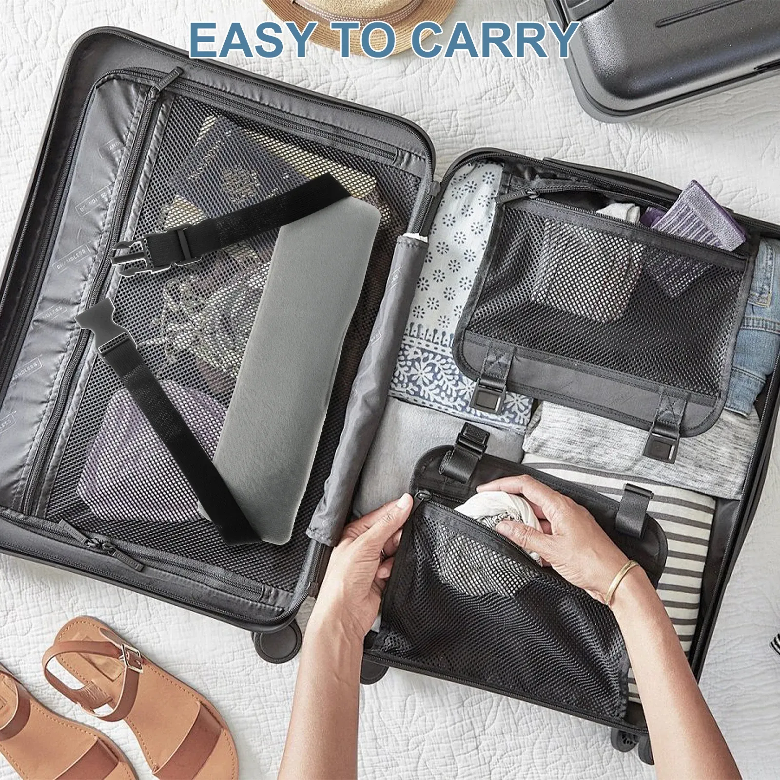 Vue d'ensemble de l'appui-tête de voyage