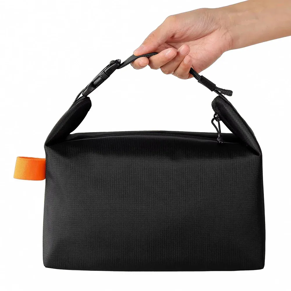 Sac à déjeuner minimaliste isotherme en aluminium épais, sac à bento classique 11
