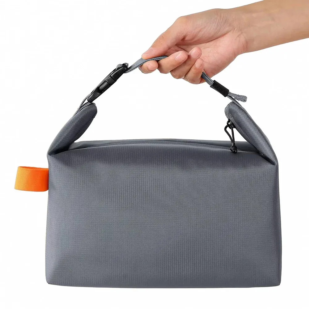 Sac à déjeuner minimaliste isotherme en aluminium épais, sac à bento classique 10
