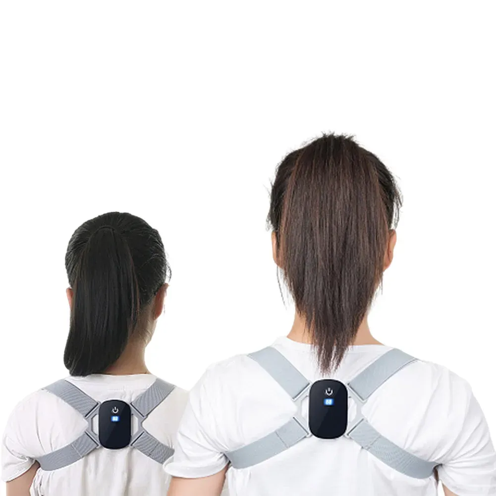 Correcteur de posture assise avec écran LCD, batterie 400 mAh, support lombaire, capteur environnemental intelligent et rappel vibrant pour le travail 5