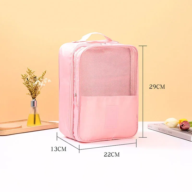 Sac de rangement portable pour chaussures de voyage, organisateur multifonction pour sous-vêtements et vêtements 6