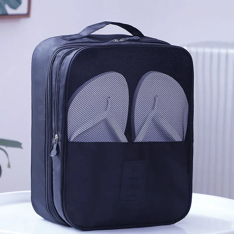 Sac de rangement portable pour chaussures de voyage, organisateur multifonction pour sous-vêtements et vêtements 8