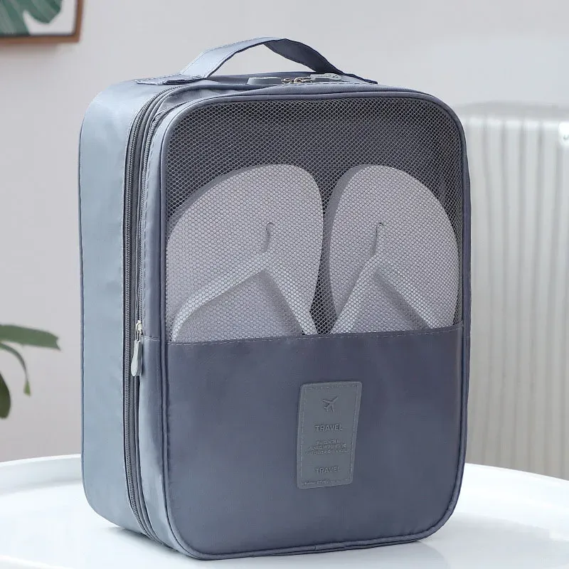 Sac de rangement portable pour chaussures de voyage, organisateur multifonction pour sous-vêtements et vêtements 7