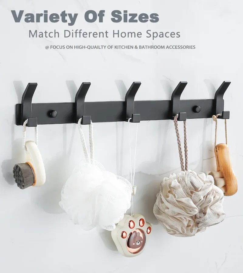 Crochets de suspension pour salle de bain