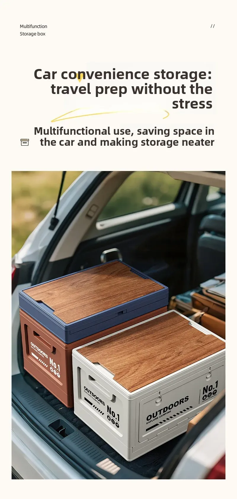 Boîte de rangement pour pique-nique