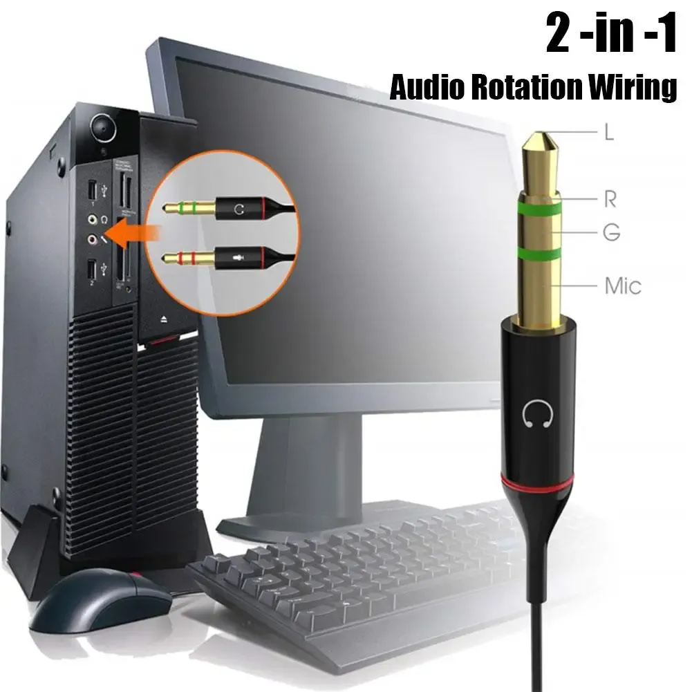 Répartiteur audio Y, finition et connecteurs