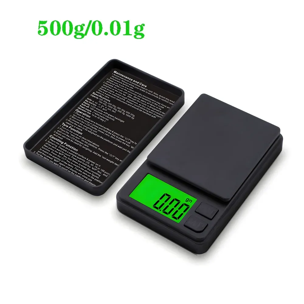 Balance de poche de précision 1000 g x 0,01 g – Balance numérique pour aliments et bijoux, écran LCD rétroéclairé, format voyage 9