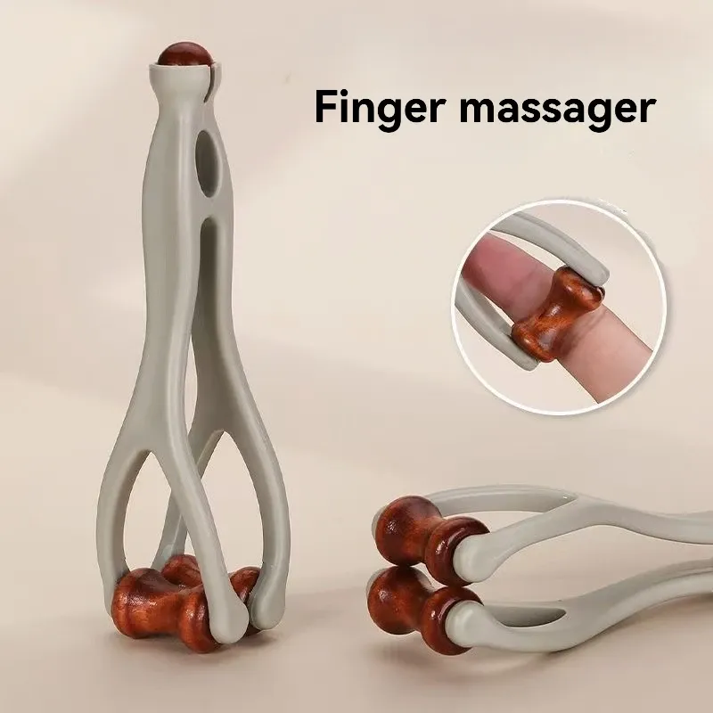 Masseur de doigts à double rangée de rouleaux, facile à utiliser, soulage la fatigue des doigts, favorise la circulation sanguine, portable 7