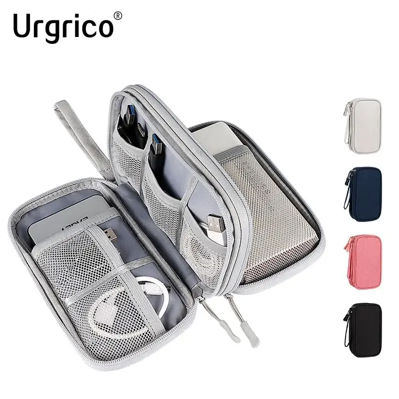 Étui de rangement portable et étanche pour câbles de données et chargeurs USB