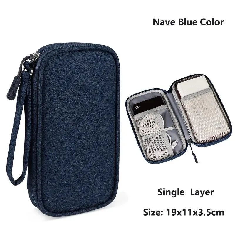 Étui de rangement portable et étanche pour câbles de données et chargeurs USB 7