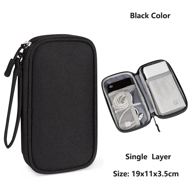 Étui de rangement portable et étanche pour câbles de données et chargeurs USB 8