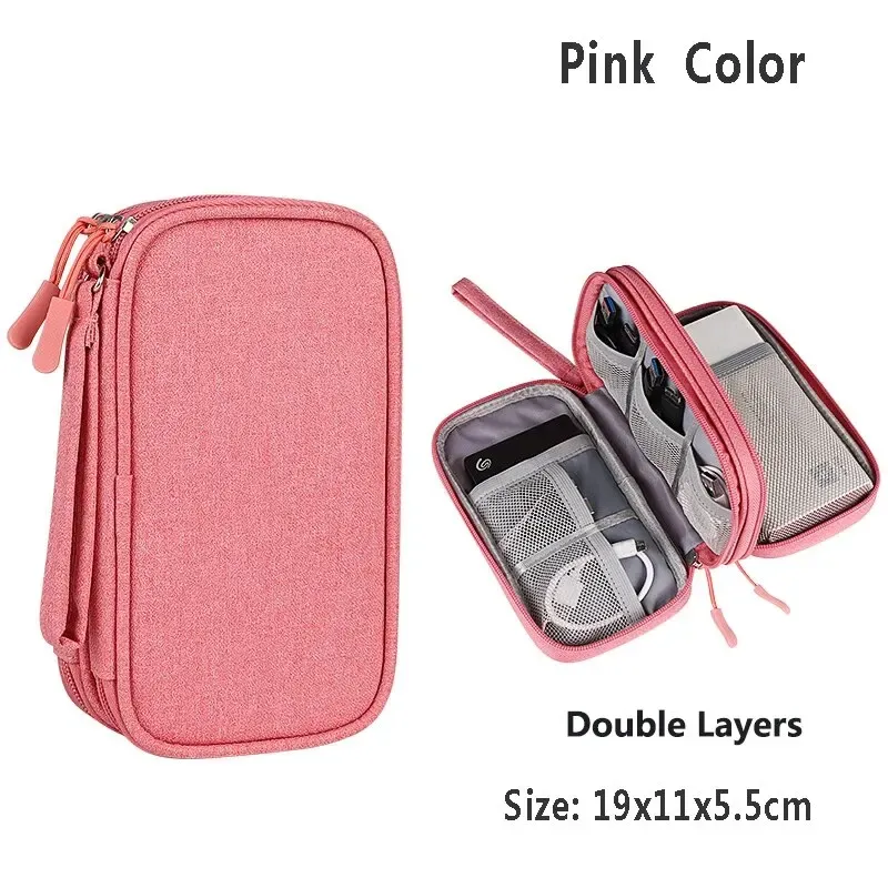 Étui de rangement portable et étanche pour câbles de données et chargeurs USB 12