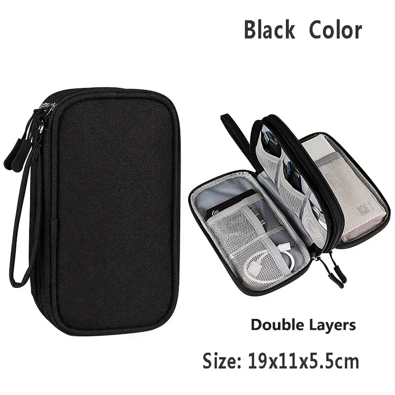 Étui de rangement portable et étanche pour câbles de données et chargeurs USB 11