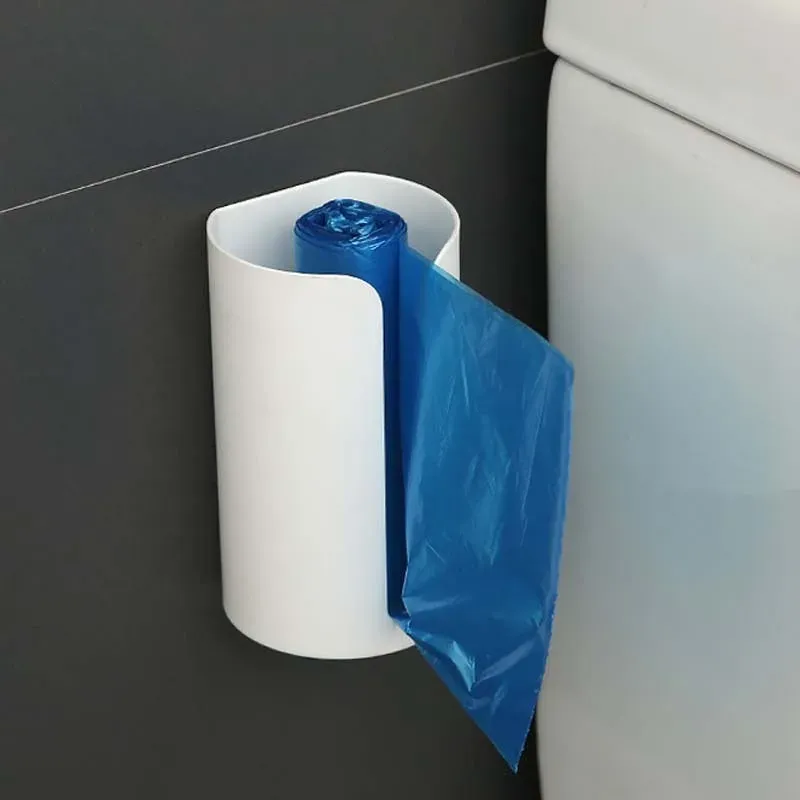 Gros plan sur le panier extractible du distributeur de sacs