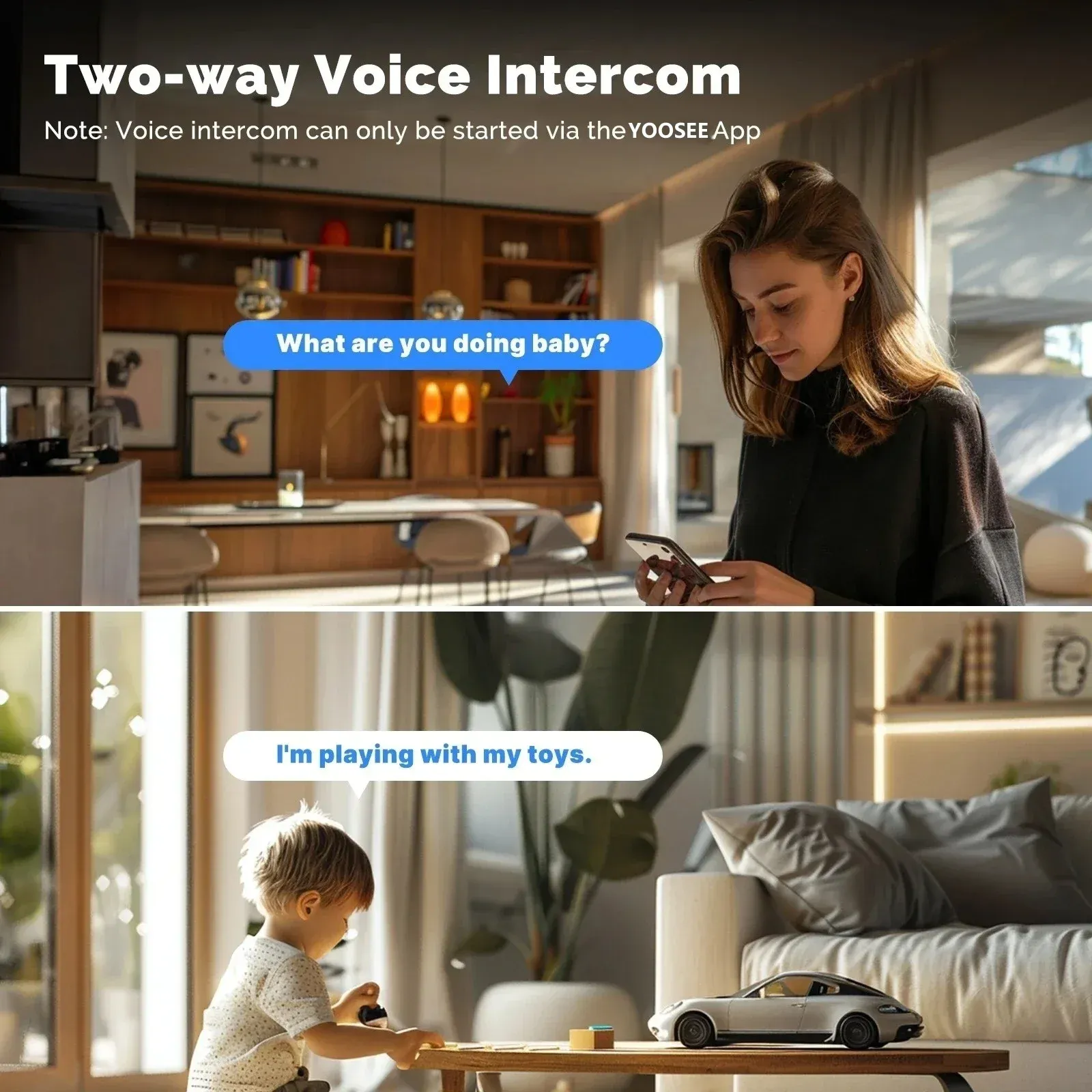 Caméra de surveillance avec vision nocturne haute définition