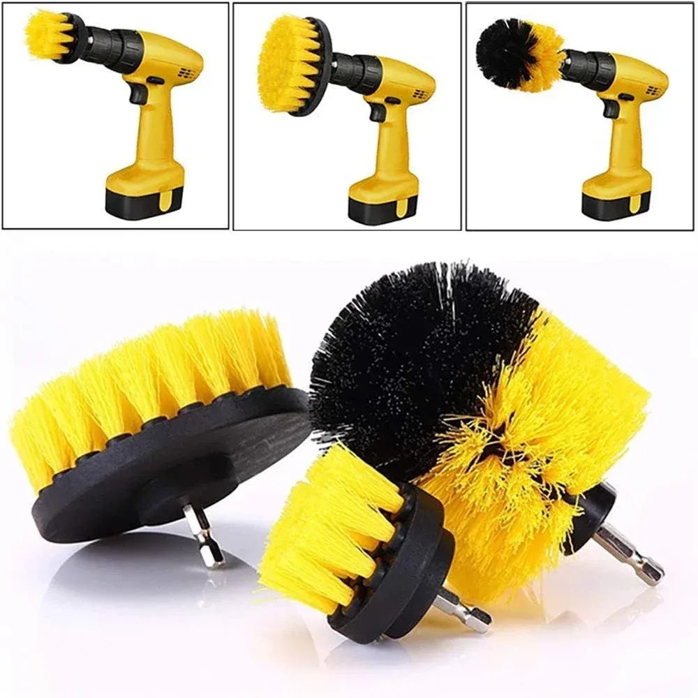Brosse ronde pour le nettoyage des jantes