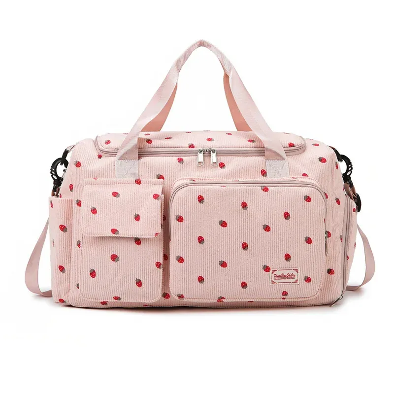 Sac de voyage fourre-tout grande capacité avec compartiment à chaussures, sac de sport pour femme à bandoulière 12
