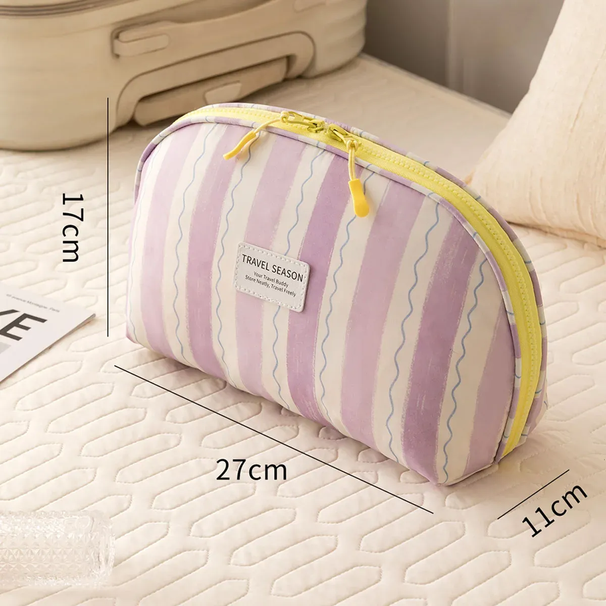 Sac de rangement de voyage en tissu Oxford pour sous-vêtements, chaussettes et soutiens-gorge 8