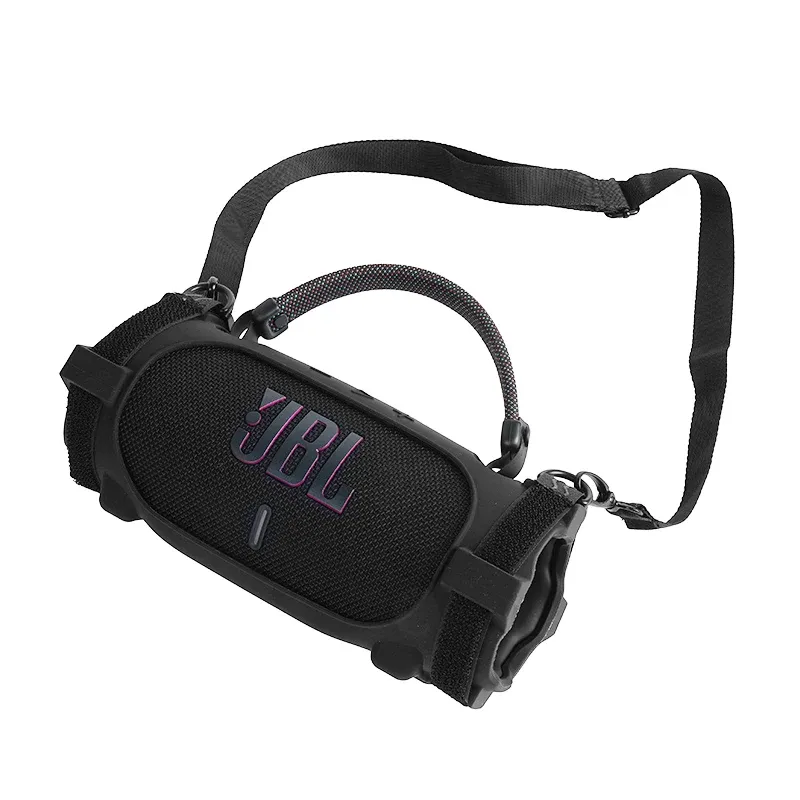 Étui en silicone pour enceinte JBL Charge 6, bandoulière