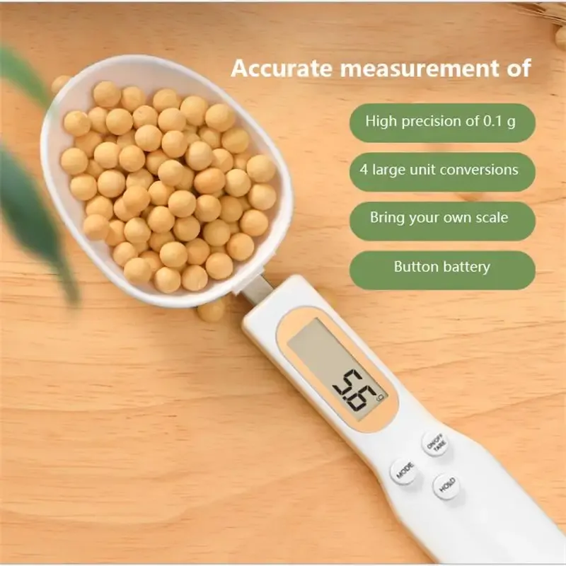 Cuillère doseuse électronique, balance de cuisine, cuillère de mesure électronique, balance de pâtisserie en grammes, café moulu 1