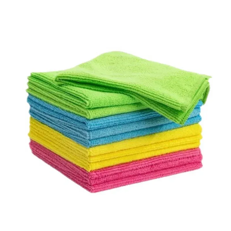 Lot de 3 à 10 chiffons de nettoyage en microfibre, pour la vaisselle, le ménage, la cuisine et la salle de bain, absorbants et durables. 3