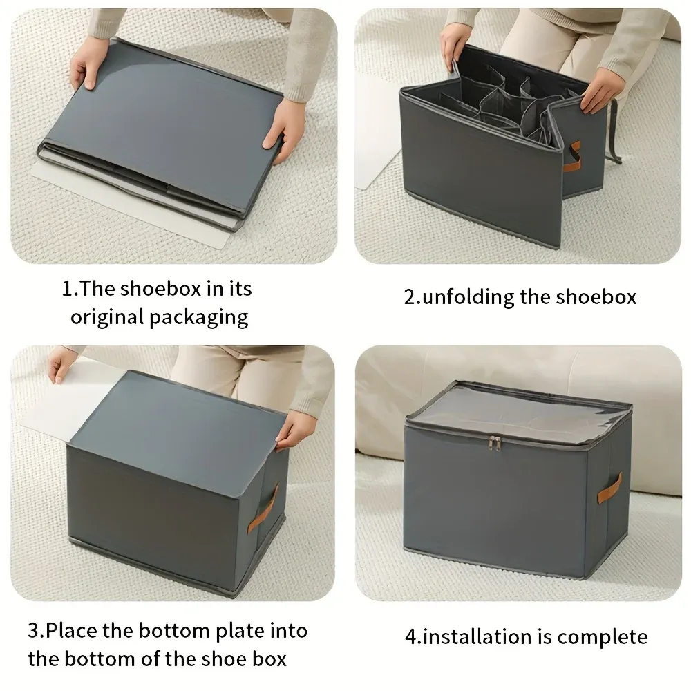 Rangement d'accessoires et de chaussures dans l'organisateur