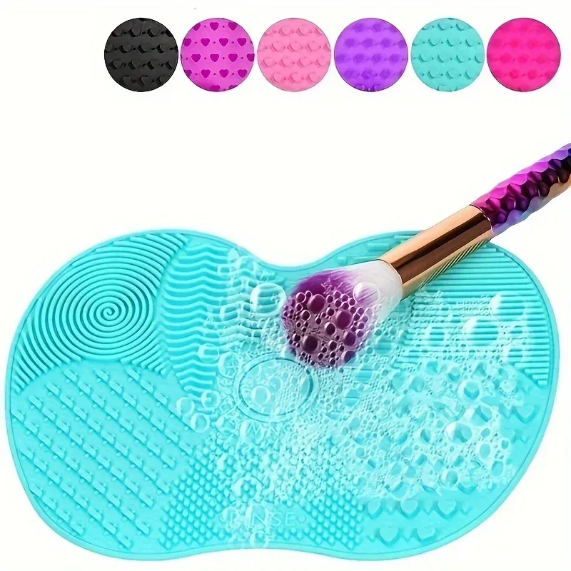Détail du tampon de nettoyage pour brosses de maquillage