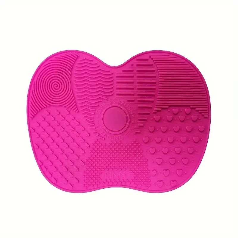 Tampon de nettoyage portable en silicone pour pinceaux de maquillage, avec ventouse 9