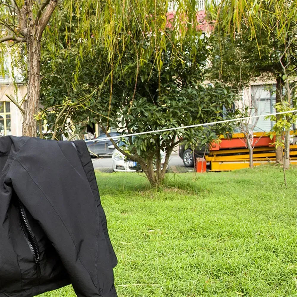 Corde à linge avec revêtement plastique, finition soignée