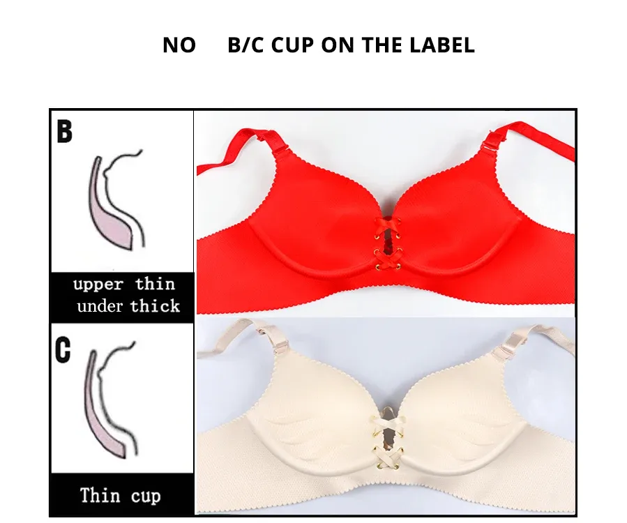 Soutien-gorge sans couture push-up sans armatures à bretelles ajustables 4