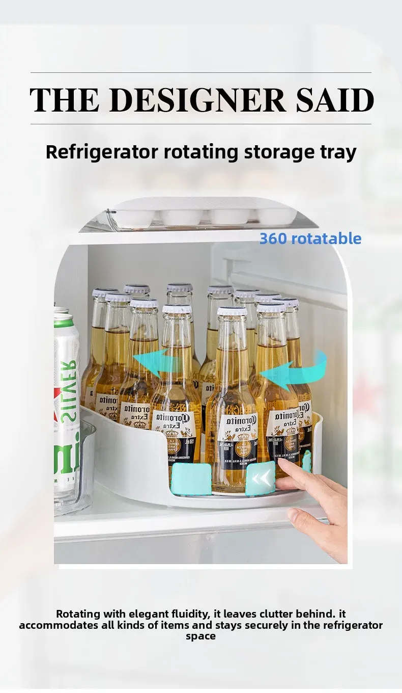 Vue détaillée du rangement rotatif