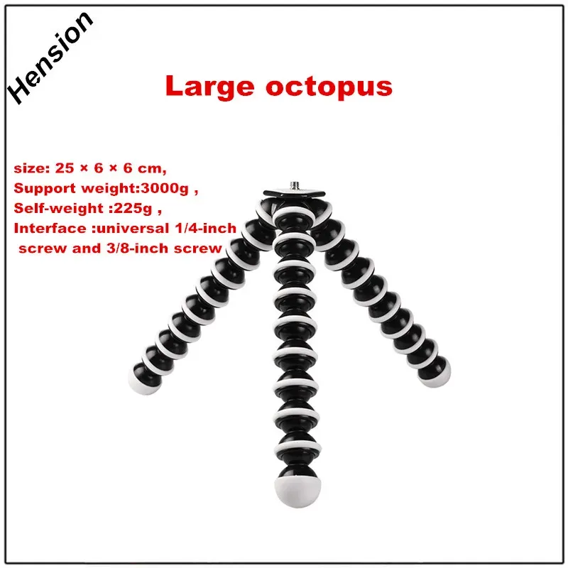Trépied souple Octopus pour smartphone, appareil photo reflex numérique et caméra – Trépied de bureau pliable, disponible en 4 tailles 9