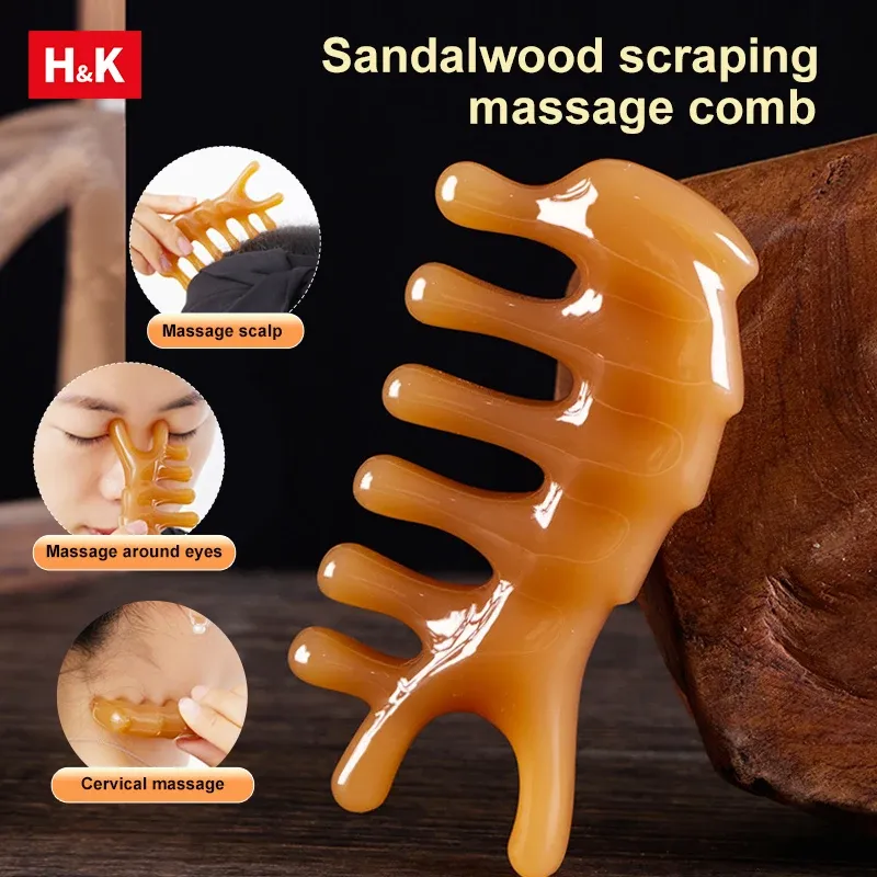 Planche de massage Gua Sha en résine pour le visage et le corps