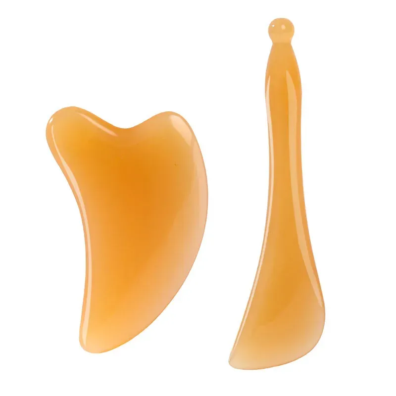 Planche de massage Gua Sha en résine pour le visage, les yeux, le cou, le dos et le corps 12