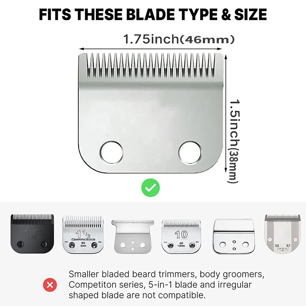 Peignes de guidage professionnels pour tondeuse Wahl, lot de 8 pièces 3