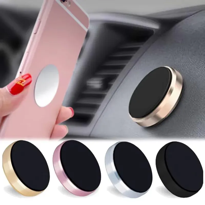 Support magnétique universel pour téléphone de voiture à fixation tableau de bord, compatible iPhone, Xiaomi, Huawei et Samsung