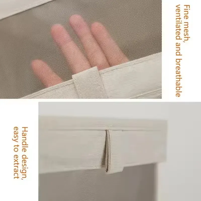 Boîte de rangement pliable dans un dressing