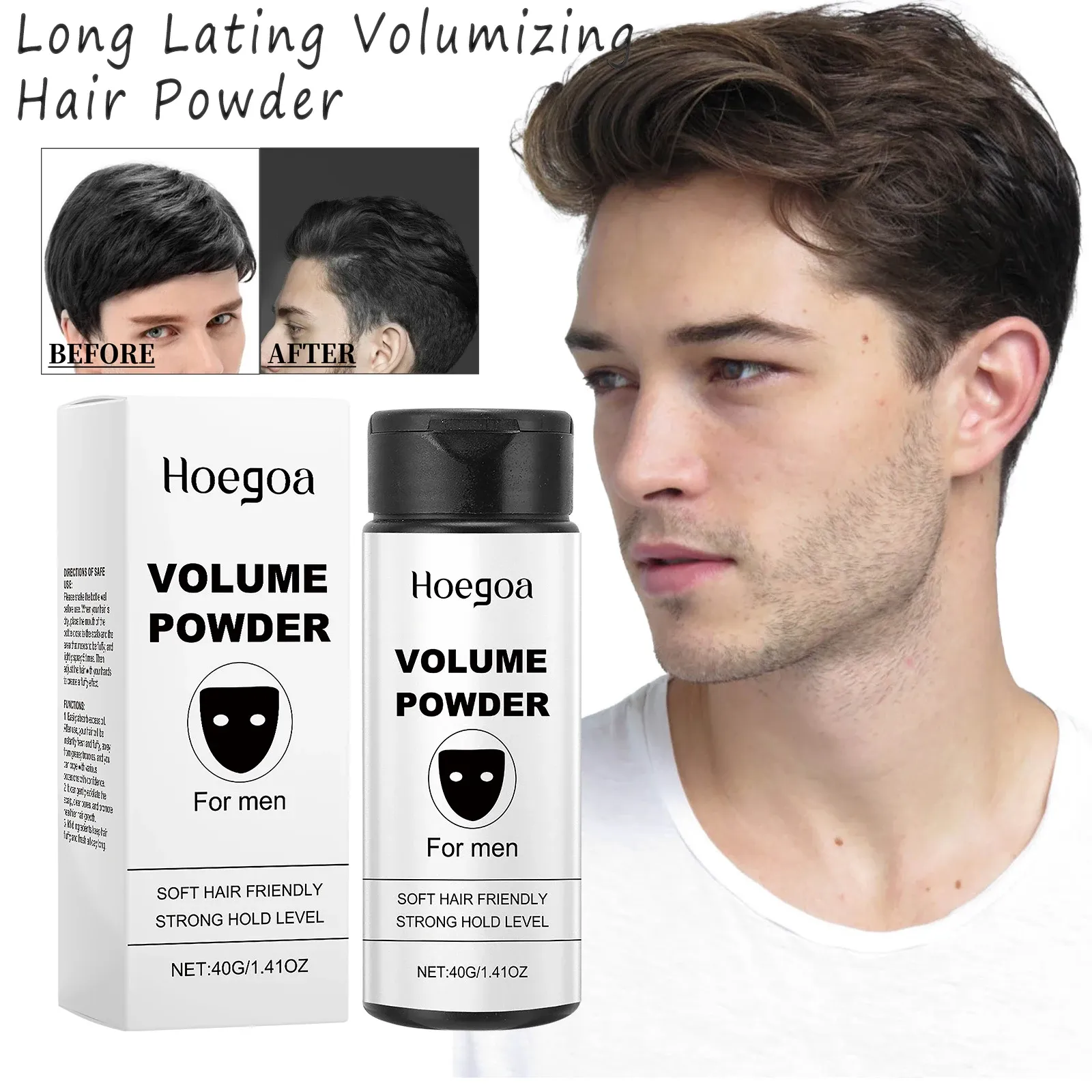 Poudre volumisante pour cheveux, contrôle de l'huile longue durée 1