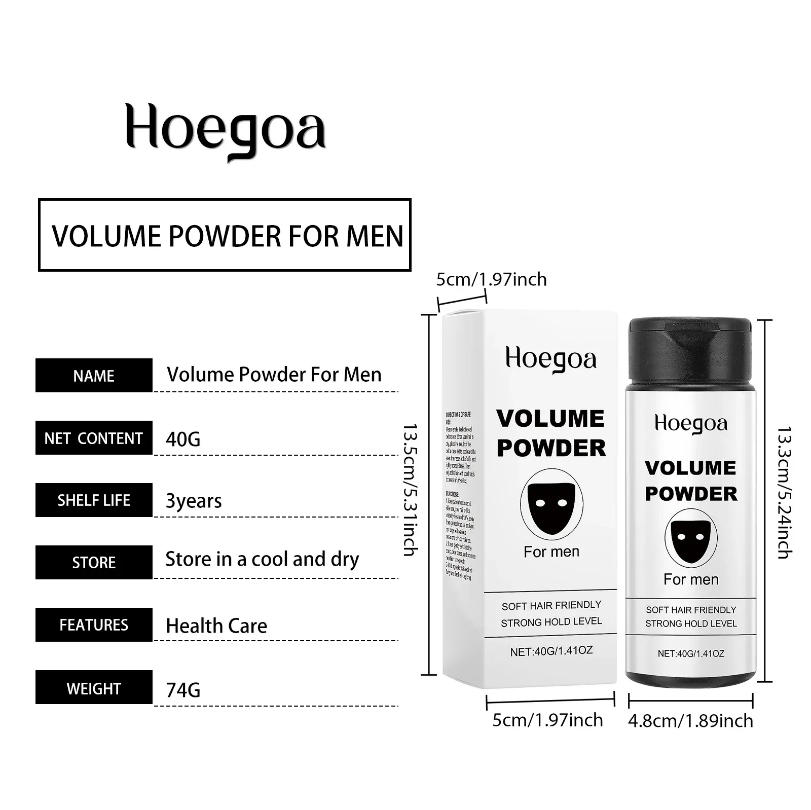 Poudre volumisante pour cheveux, contrôle de l'huile longue durée 9